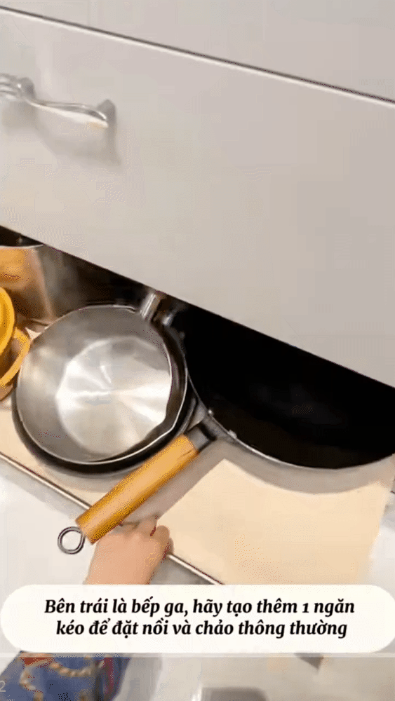 Căn bếp vẻn vẹn 5m2 nhưng 