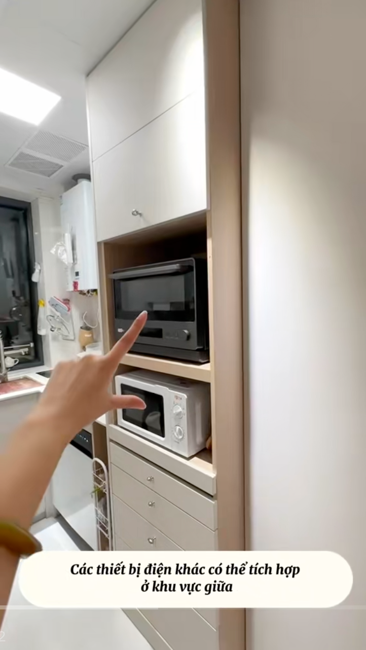 Căn bếp vẻn vẹn 5m2 nhưng 