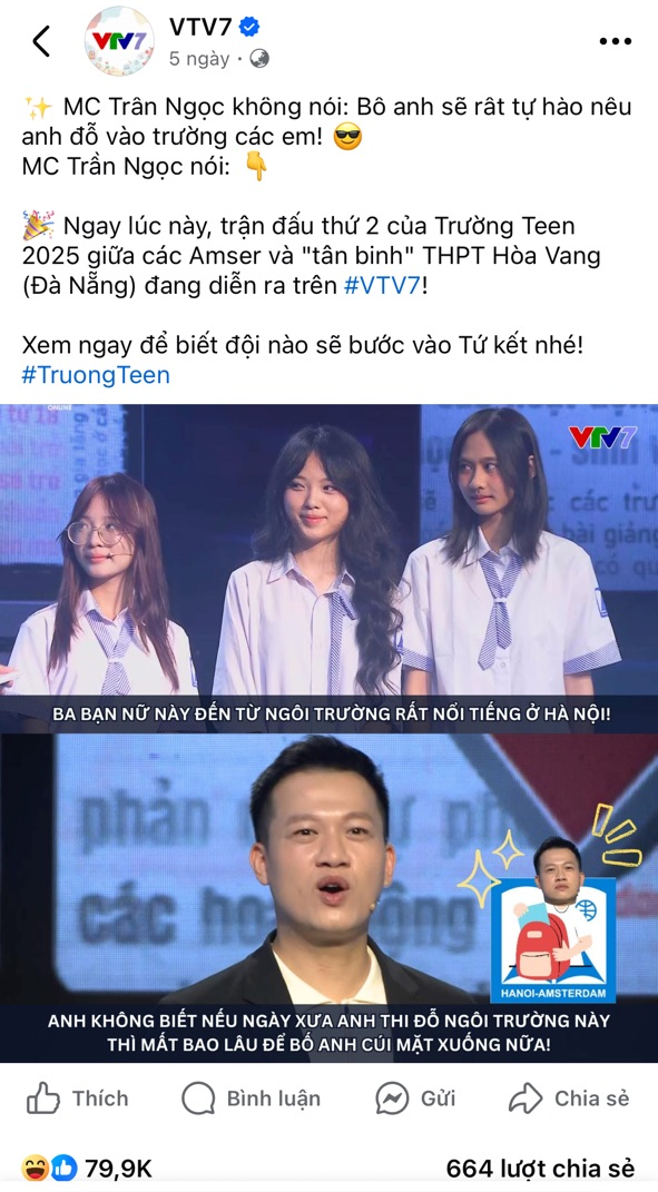 1 câu nói của MC đình đám VTV khiến 80.000 người "đổ xô" vào tương tác- Ảnh 1.