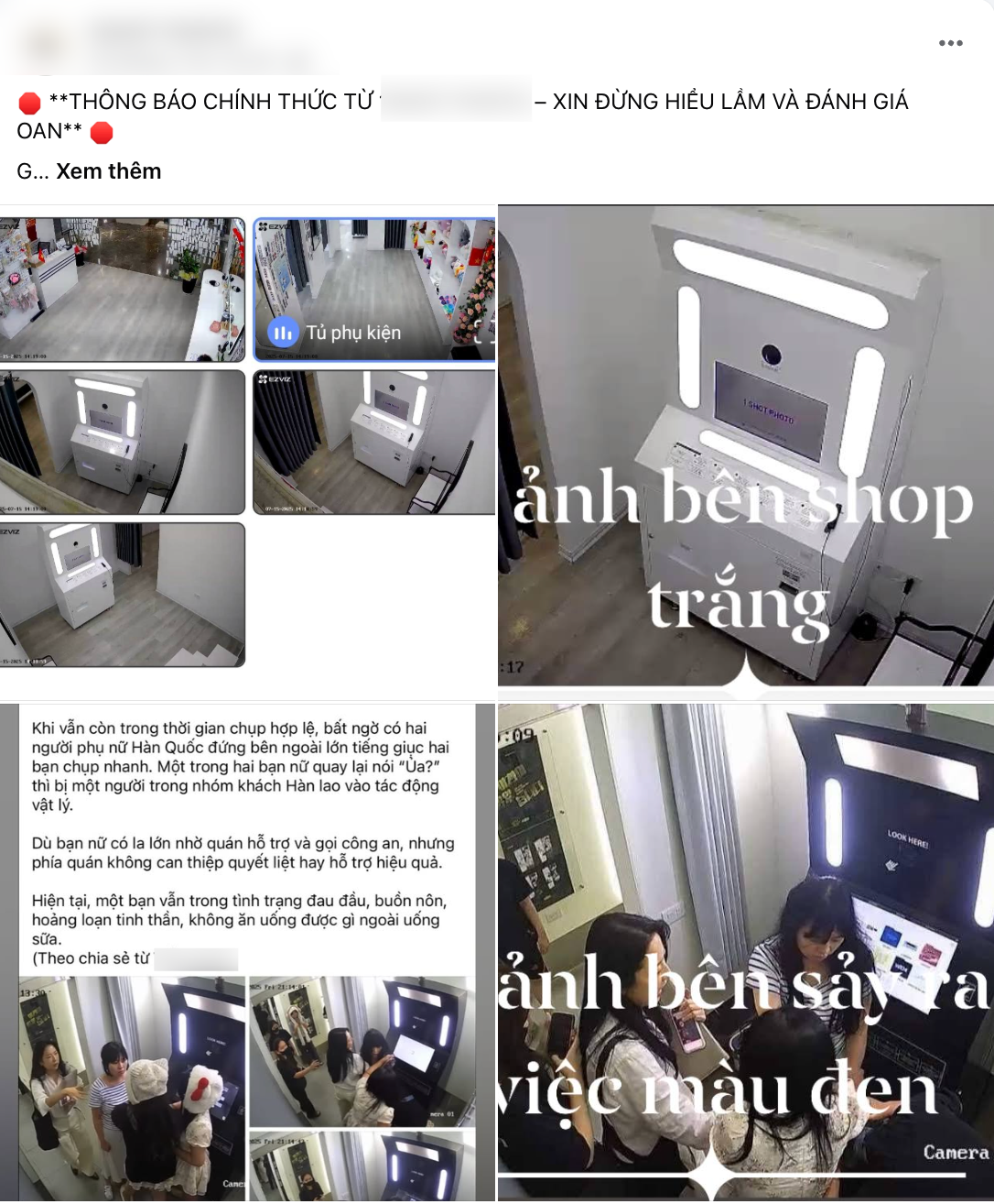 Hàng loạt tiệm photobooth tại Hà Nội và TP.HCM gấp rút lên tiếng thông báo vì 