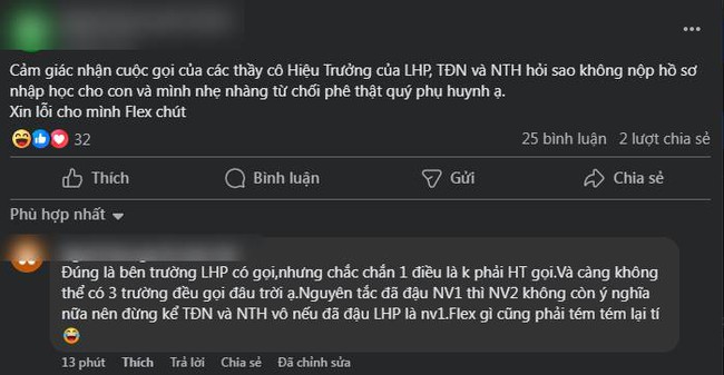 "Từ chối cả 3 trường cấp 3 top đầu TP.HCM": Bà mẹ khoe khoang tự hào, nhưng lộ chi tiết vô lý khiến ai nấy ngán ngẩm- Ảnh 1.