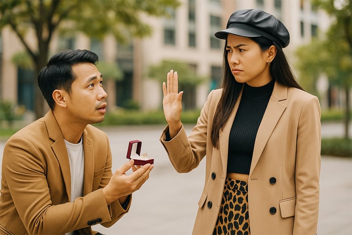 Tôi cầu hôn, bạn gái nói lương dưới 30 triệu đừng mơ cưới vợ- Ảnh 1.