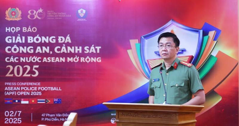 Khởi tranh Giải bóng đá Công an, Cảnh sát các nước ASEAN mở rộng 2025- Ảnh 1.