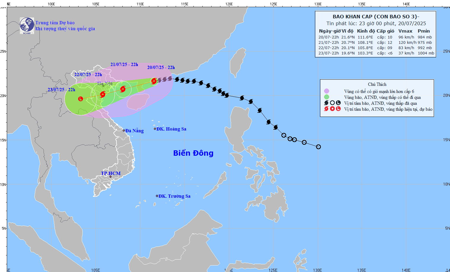 Bão số 3 cách Quảng Ninh - Hải Phòng khoảng 400km, Bắc Bộ mưa to đến rất to- Ảnh 1.