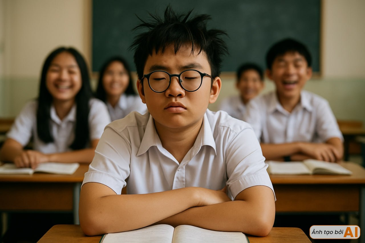 5 kiểu học sinh hệ brainrot thường gặp trong lớp: NPC trầm tính, team sigma thì bí ẩn đến lạ!- Ảnh 2.