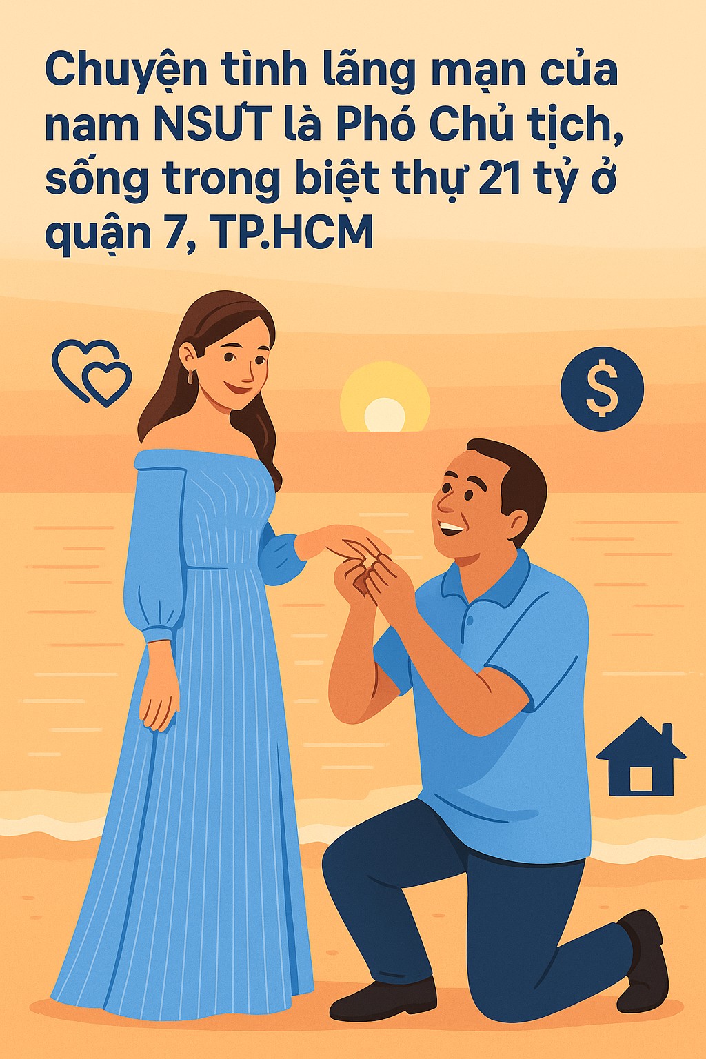 Chuyện tình lãng mạn của nam NSƯT là Phó Chủ tịch, đang sống trong biệt thự 21 tỷ ở quận 7, TP.HCM- Ảnh 1.