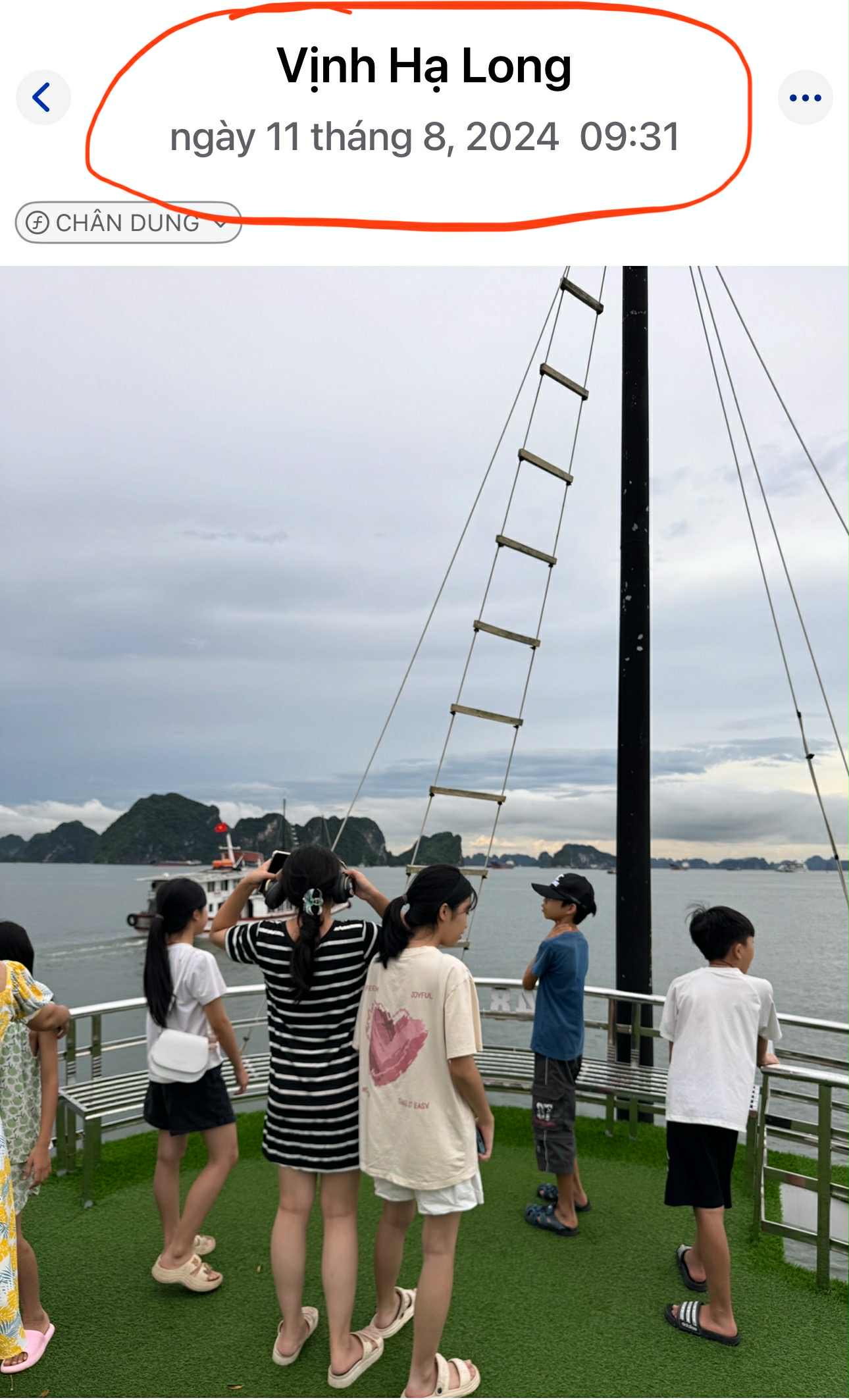 Phẫn nộ vì bức ảnh du lịch năm 2024 của các em nhỏ bị xuyên tạc thành “khoảnh khắc cuối cùng” trước vụ lật tàu ở Hạ Long- Ảnh 5.