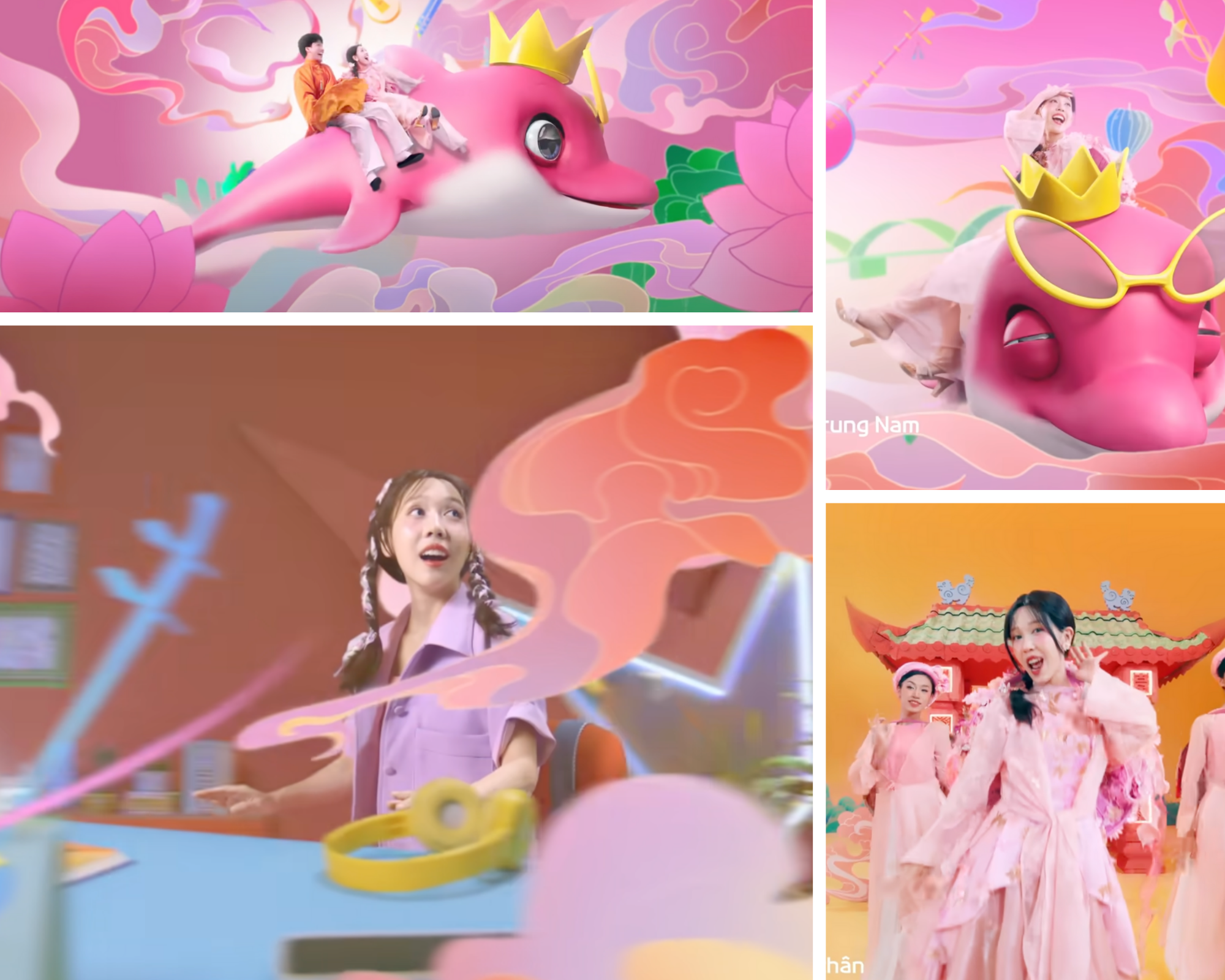 Hậu Hoàng hoá thân "cô Tấm siêu quậy" trong MV "Quẩy Ba Miền" - Khi văn hóa Việt hòa nhịp cùng thế hệ Z- Ảnh 1.