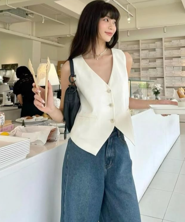 Chỉ cần sắm 6 mẫu áo basic này là bạn mặc đẹp từ bây giờ đến hết mùa hè- Ảnh 8.