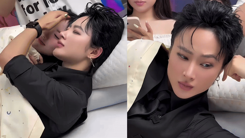 Angela Phương Trinh gây sốc khi công khai ôm ấp, tình tứ với gái lạ- Ảnh 1.