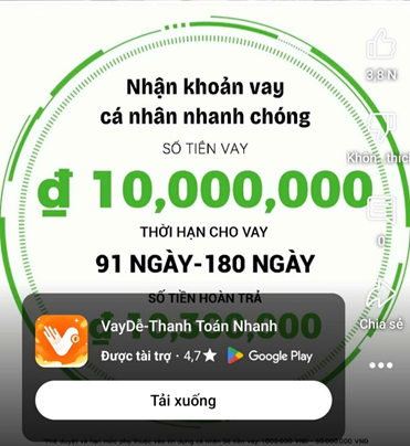 Công an cảnh báo: Những ứng dụng có thể khiến người dân từ mắc nợ vài triệu lên hàng trăm triệu đồng khi tải xuống- Ảnh 1.