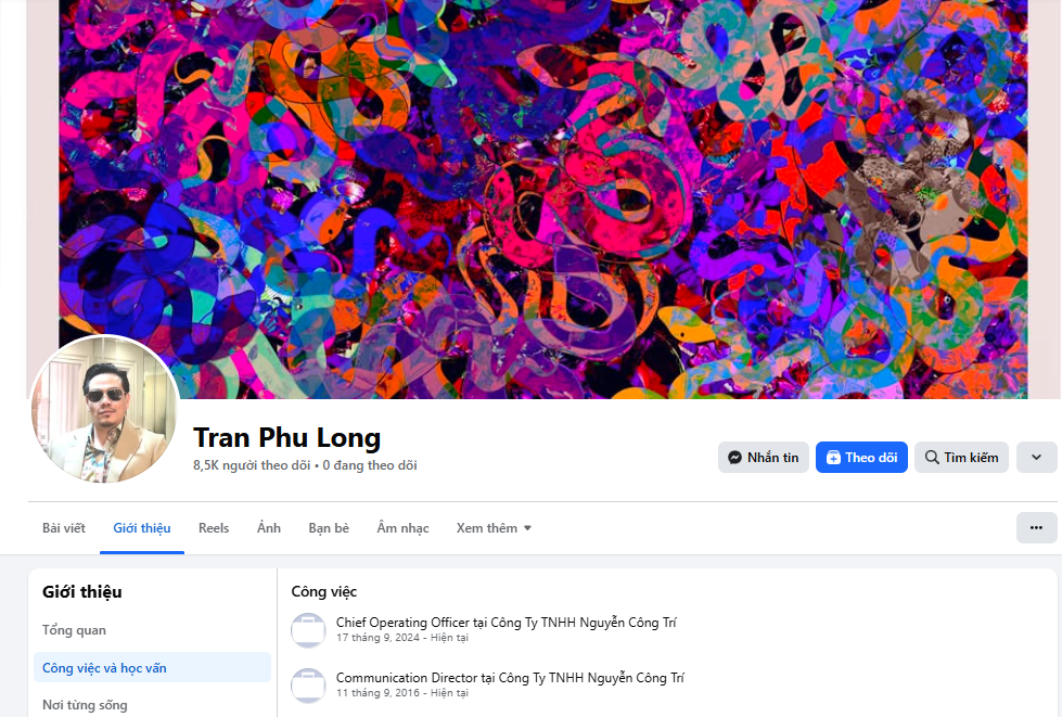Trần Phú Long - Người bị bắt tại nhà cùng NTK Công Trí là ai?- Ảnh 3.