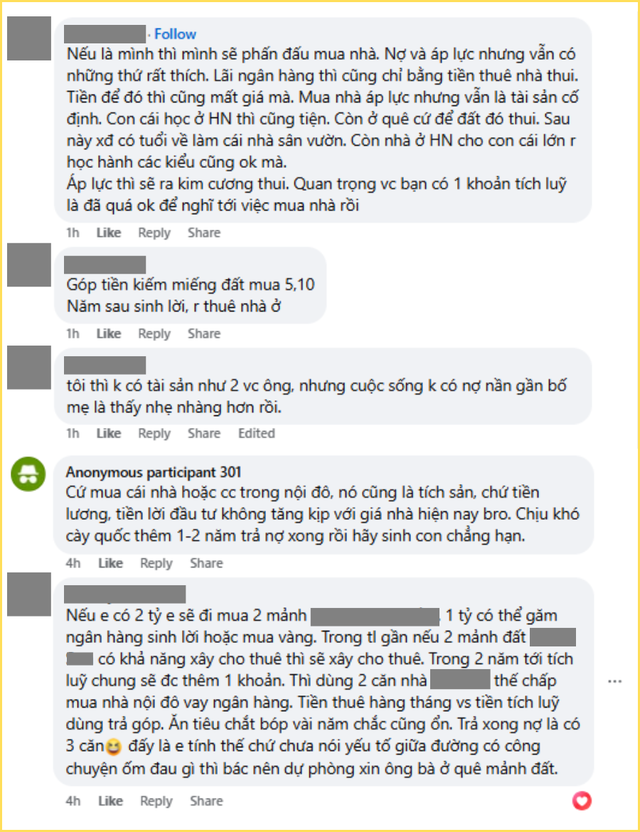 "Đi ở thuê cho sướng, có tiền thì đầu tư cái khác chứ tội gì mua nhà để gánh nợ mấy chục năm"- Ảnh 1.