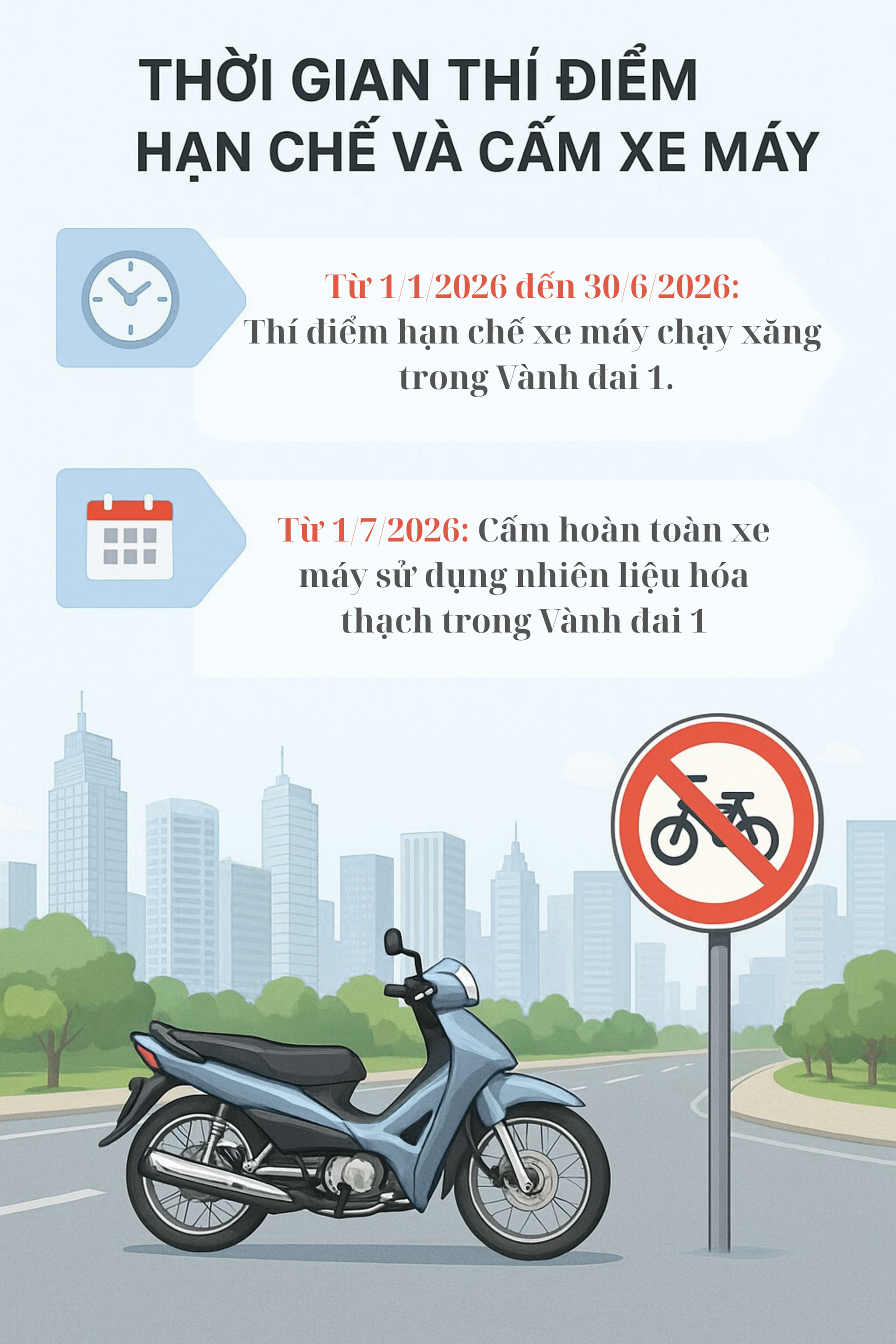 Quy định quan trọng liên quan đến 5,6 triệu xe máy chạy xăng ở Hà Nội sẽ có hiệu lực ngay từ 1/1/2026?- Ảnh 1.