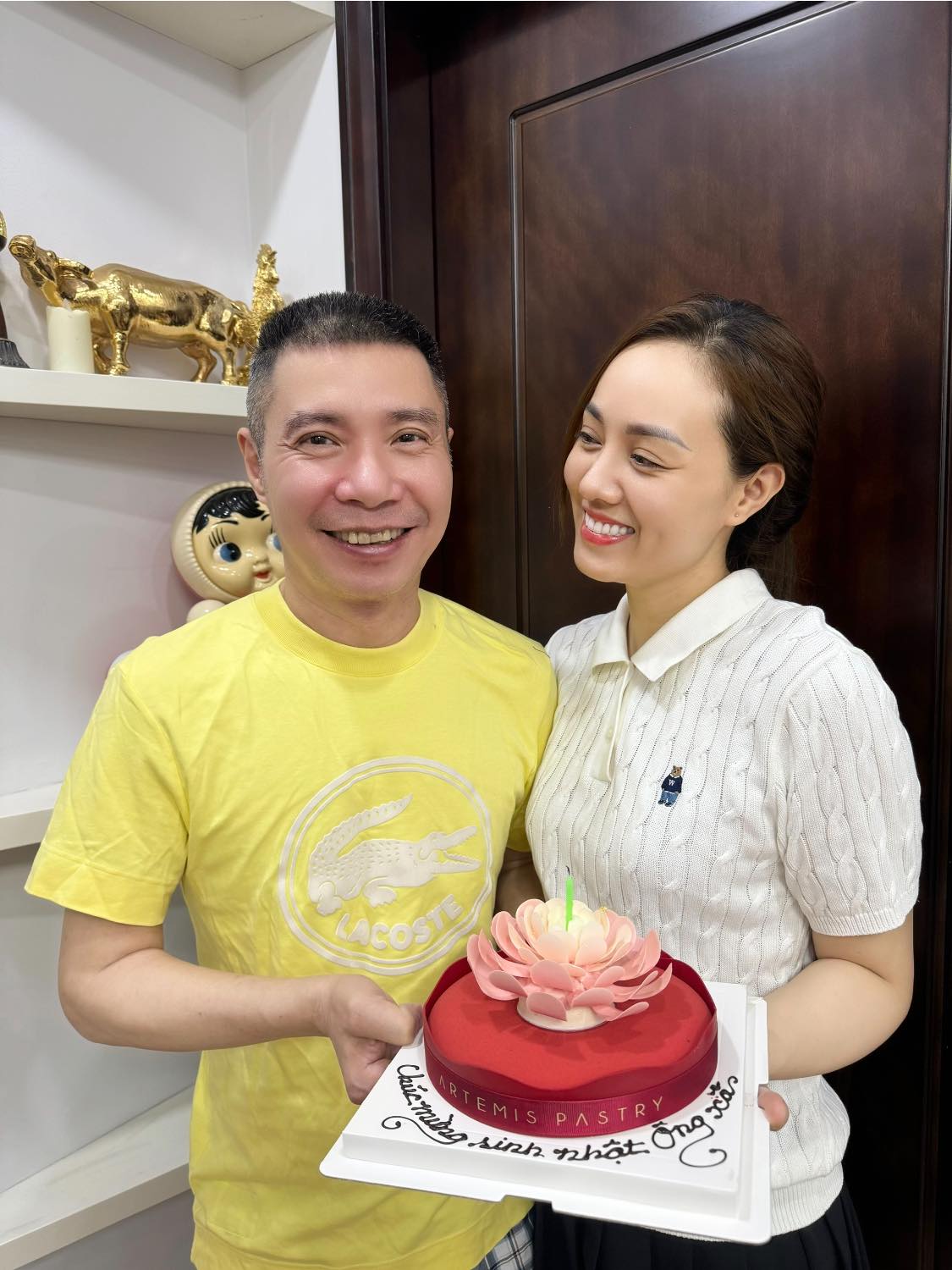 Bà xã Công Lý lên tiếng trước thông tin 