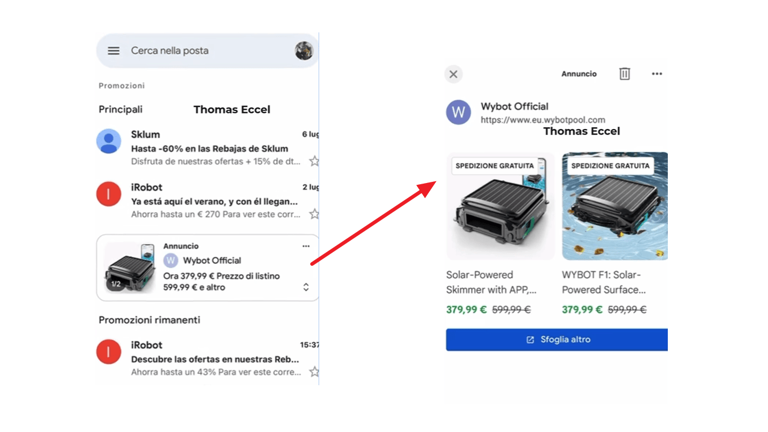Gmail sắp biến hộp thư của bạn thành nơi mua sắm- Ảnh 1.