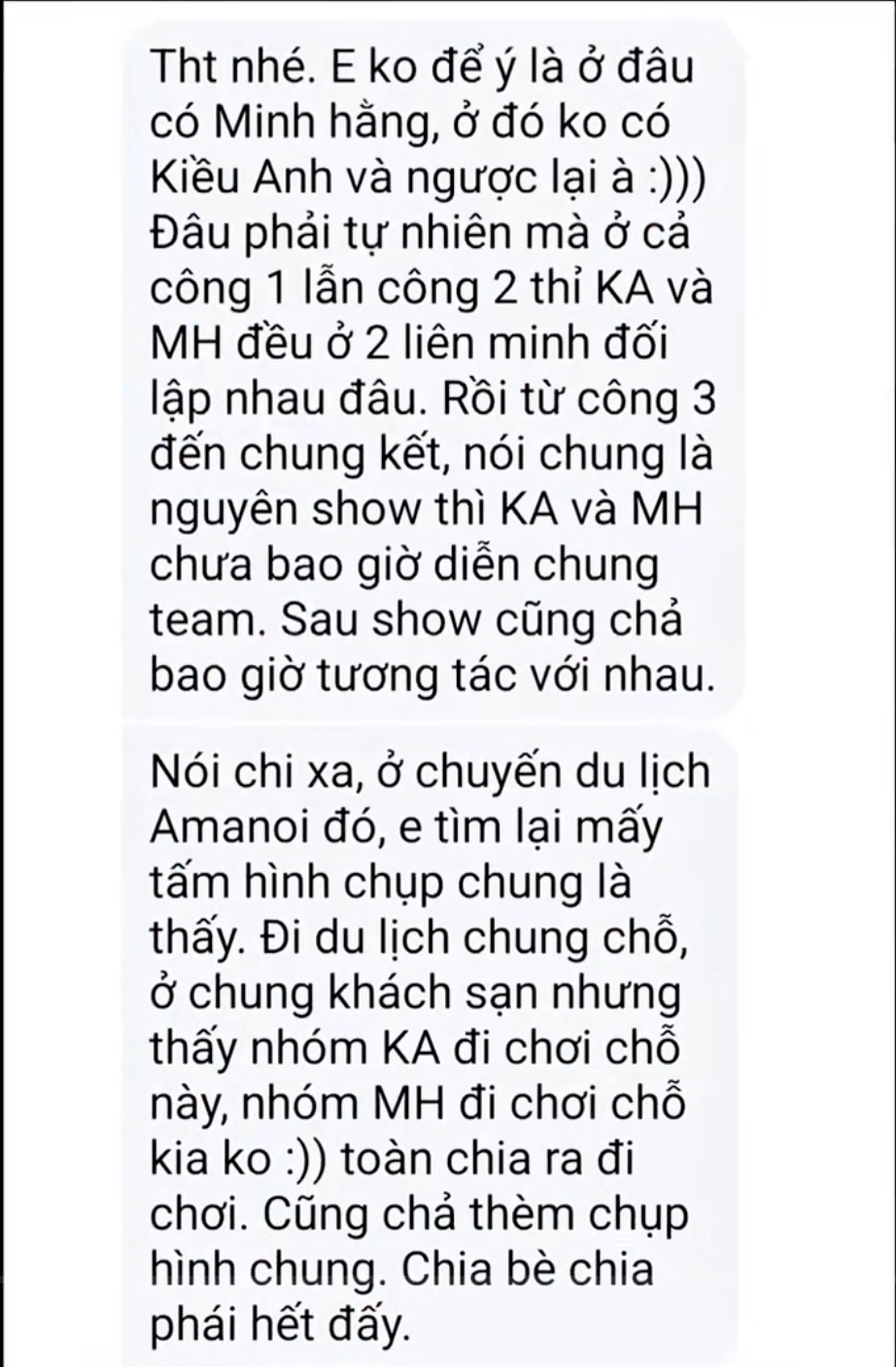 Rộ tin dàn Chị Đẹp chia bè kết phái, 1 