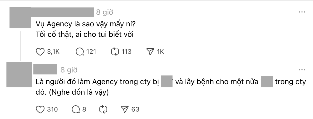 Thông tin "một người lây bệnh cho nửa công ty" gây sốc giới agency: Chính chủ lên tiếng phủ nhận- Ảnh 1.