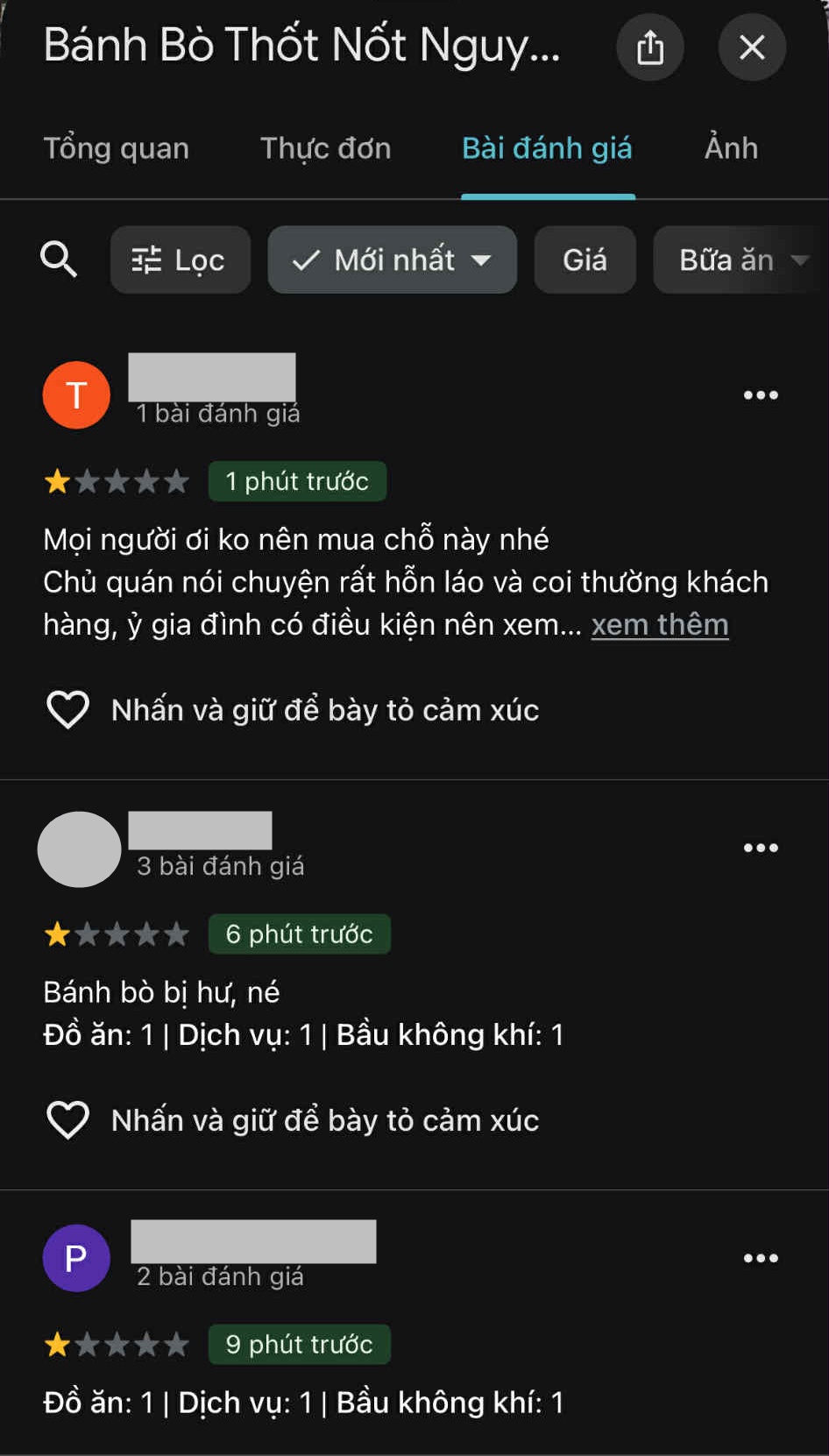 Chủ tiệm bánh bò 