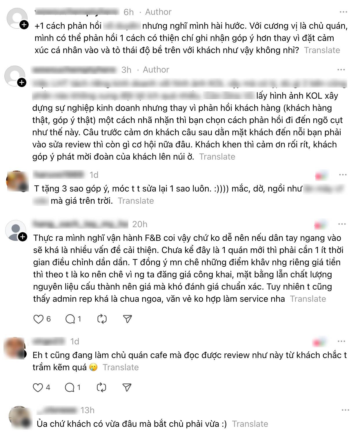 Quán cà phê của Dino Vũ bất ngờ vướng drama về thái độ 
