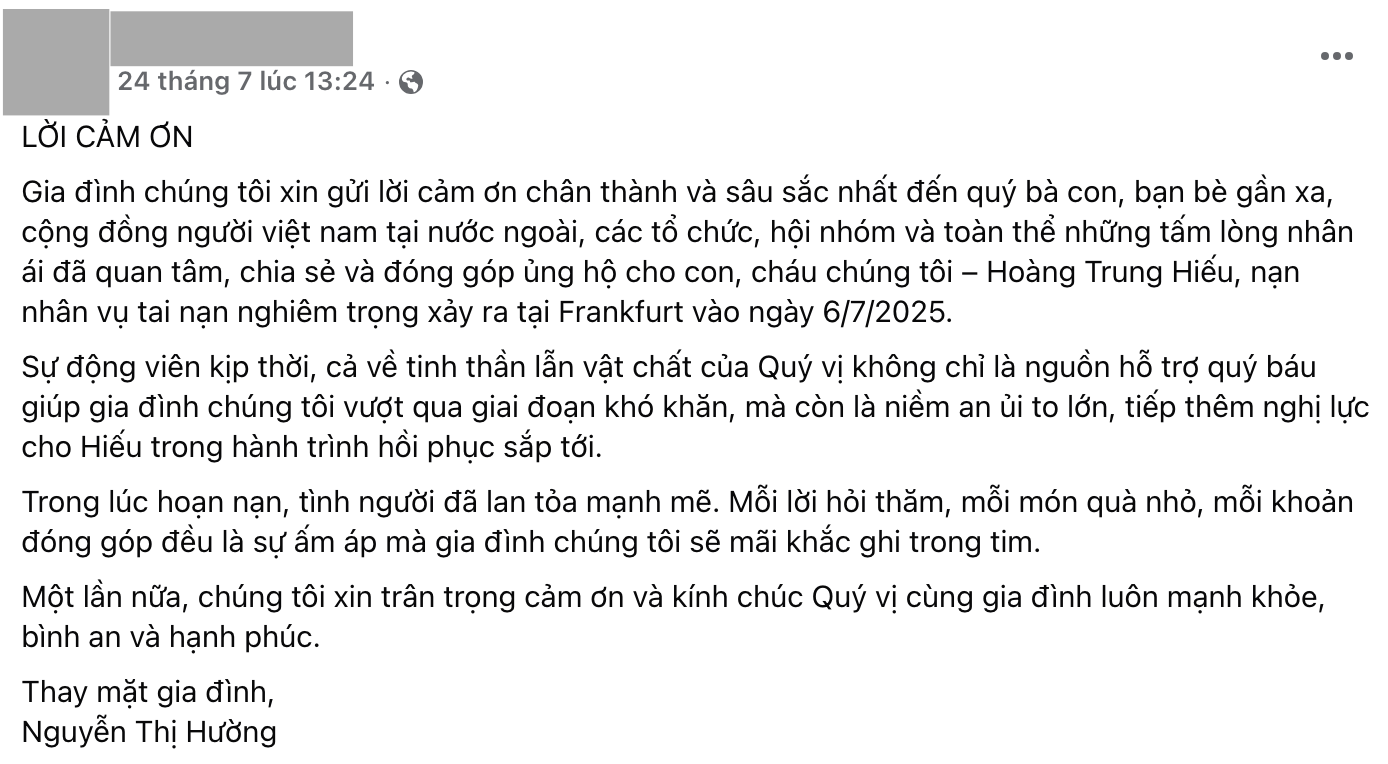 Bốp đã qua cơn nguy kịch, gia đình gửi lời cảm ơn: Mỗi khoản đóng góp chúng tôi đều khắc ghi- Ảnh 2.