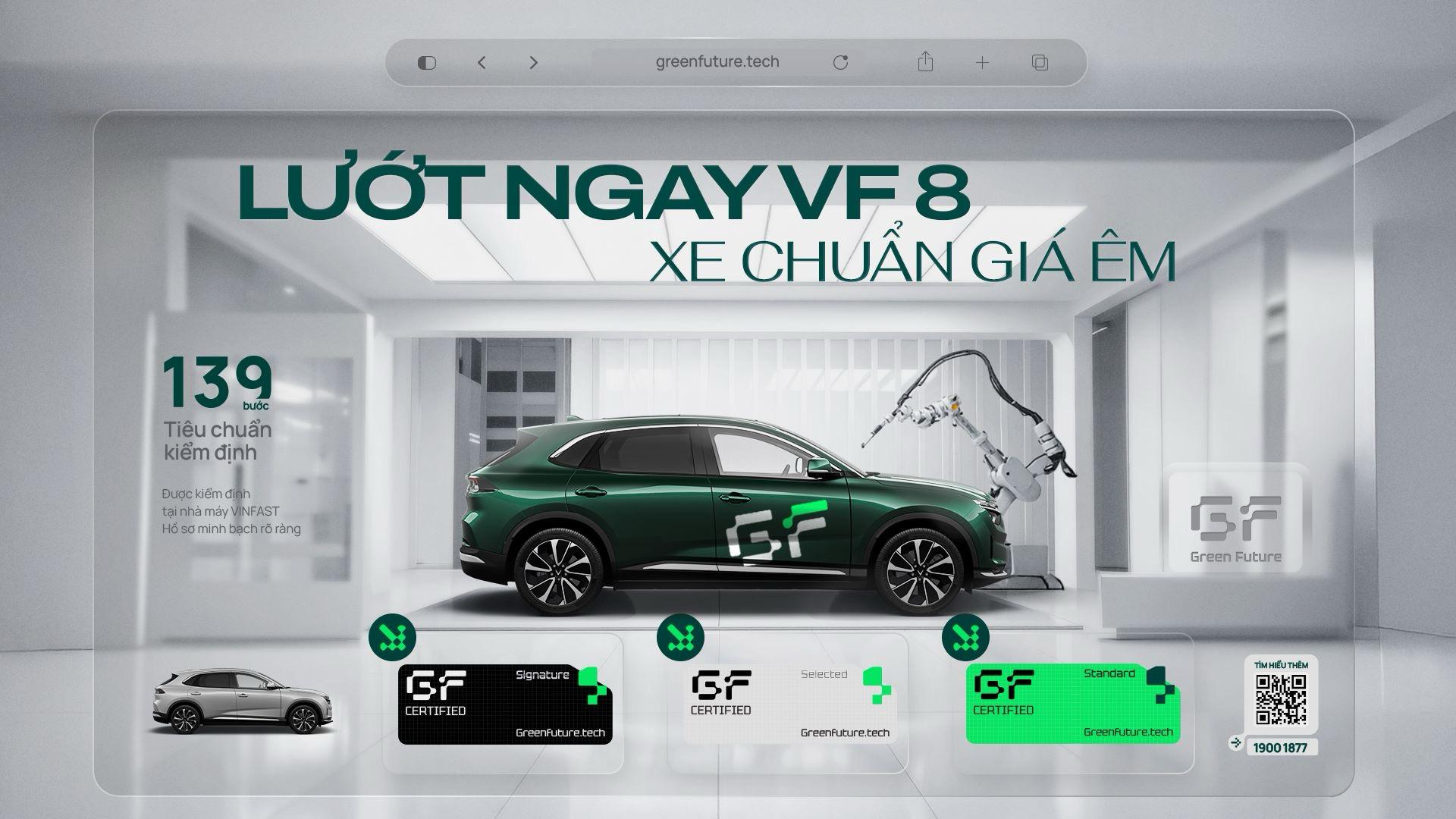 VinFast VF 8 “Lướt Chuẩn GF”: Giải pháp xe điện “lướt” thông minh, tối ưu chi phí, nâng tầm trải nghiệm- Ảnh 1.