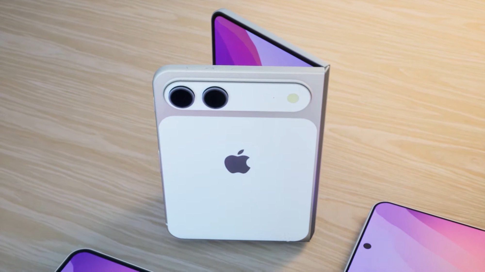 iPhone màn hình gập đầu tiên của Apple lộ diện- Ảnh 1.