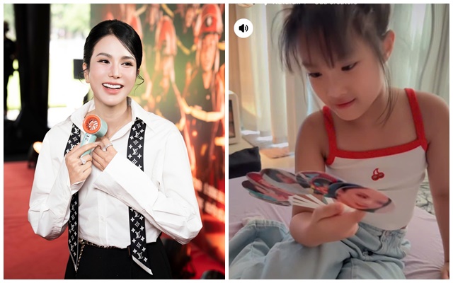 Con gái 7 tuổi của Diệp Lâm Anh sở hữu đôi chân dài, nhan sắc được ví như bản sao của mẹ- Ảnh 2. Con gái 7 tuổi của Diệp Lâm Anh sở hữu đôi chân dài, nhan sắc được ví như bản sao của mẹ- Ảnh 2.