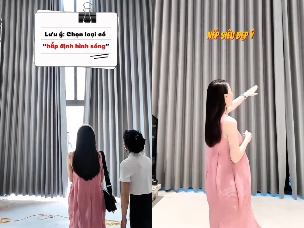 Hết đệm ngủ 213 triệu, MC Ngô Mai Phương lại gây trầm trồ với bộ rèm thông tầng "đẹp tới từng tiểu tiết"- Ảnh 6.