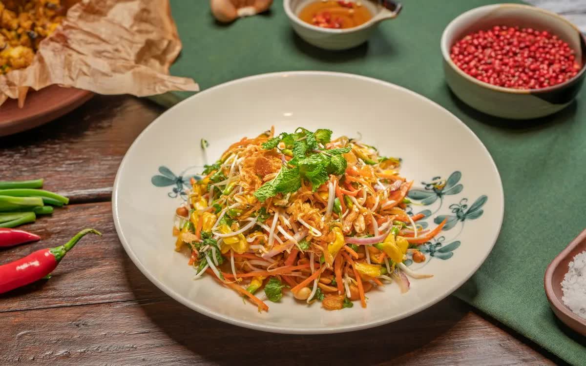 Gỏi bông điên điển đồng quê