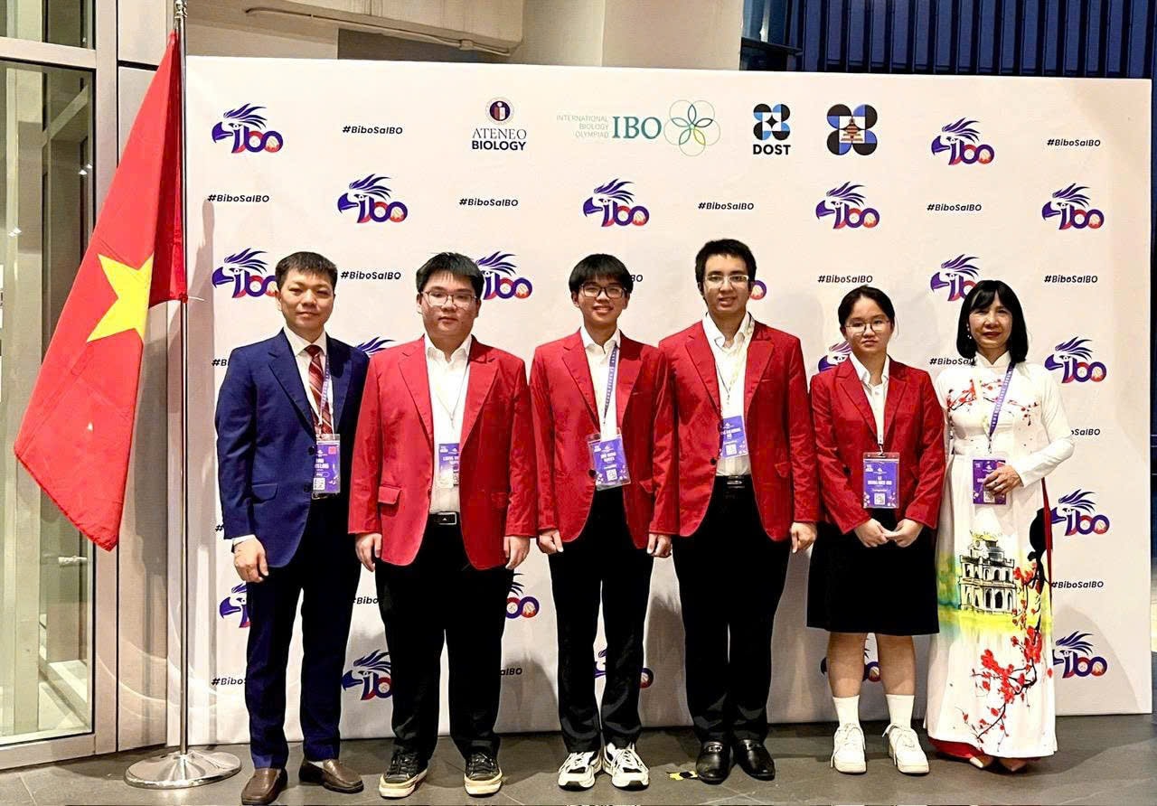 Việt Nam giành 4 huy chương Olympic Sinh học 2025, vào top 10 thế giới- Ảnh 1.