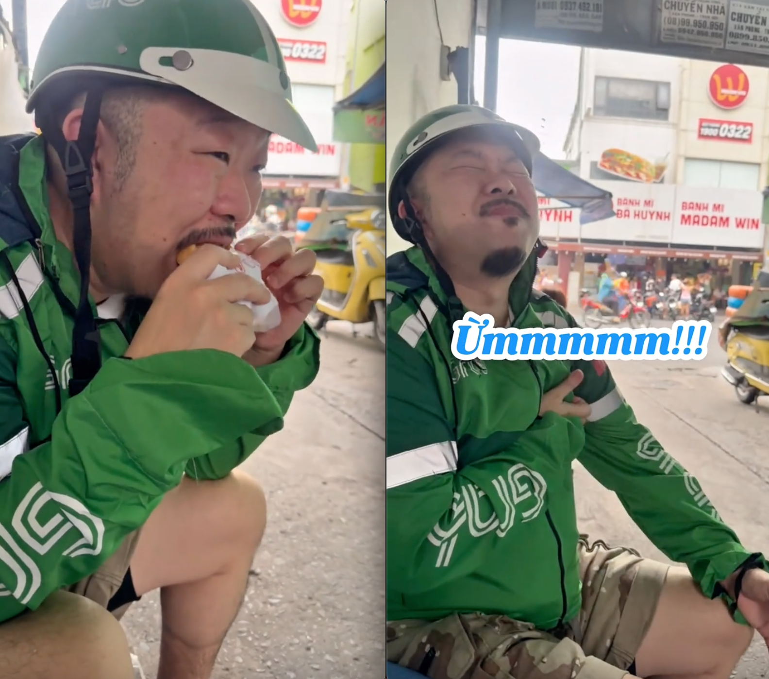 Khách Nhật "cải trang" đi mua bánh mì ở TP.HCM, ăn xong còn làm 1 hành động khiến dân mạng "cười vỡ bụng"- Ảnh 3.