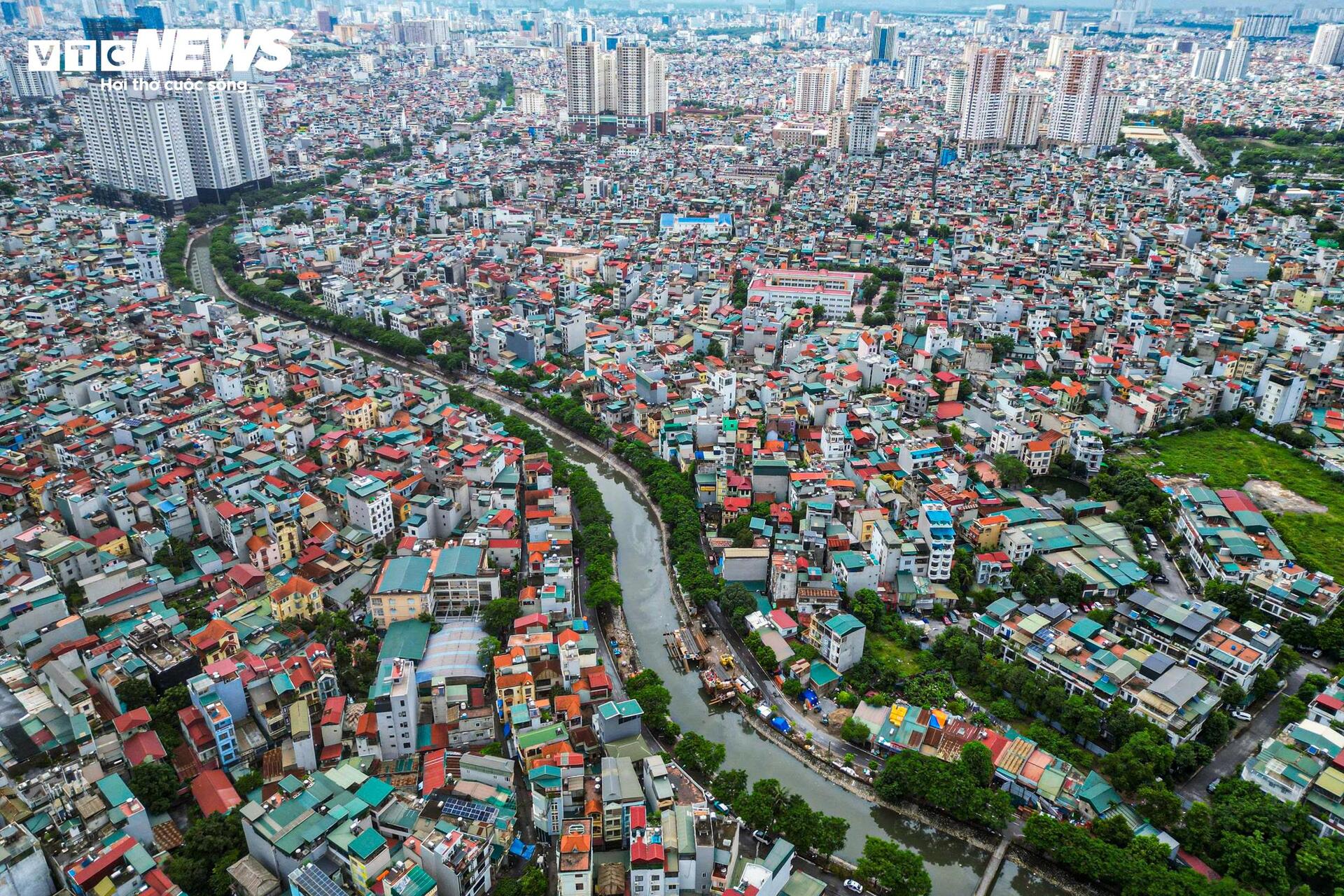 Cận cảnh 4 'dòng sông chết' ở nội đô Hà Nội sắp được hồi sinh- Ảnh 1.