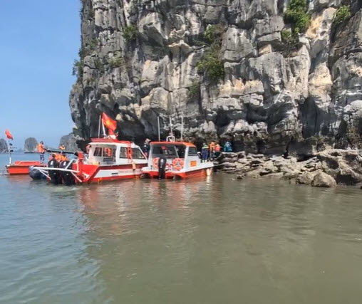 Hiện trường nơi phát hiện thi thể người cha mất tích sau khi cùng con trai đi tắm biển ở Quảng Ninh- Ảnh 1.