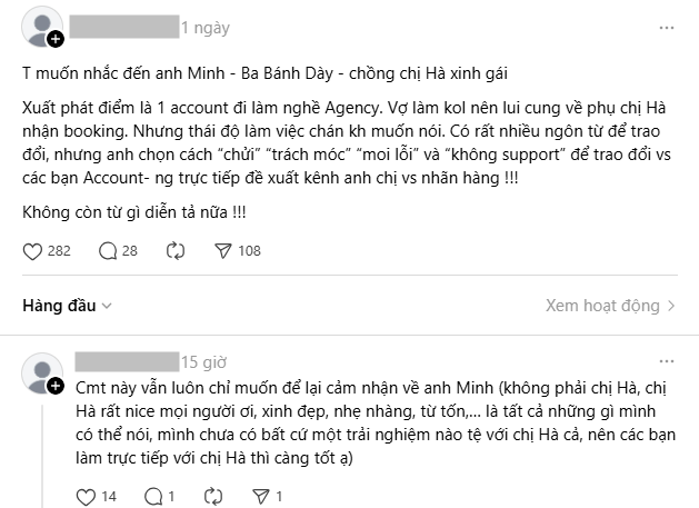 TikToker Ba Bánh Dày bị tố chửi bới, coi thường agency: Đối chất thế nào khi bị cho vào 