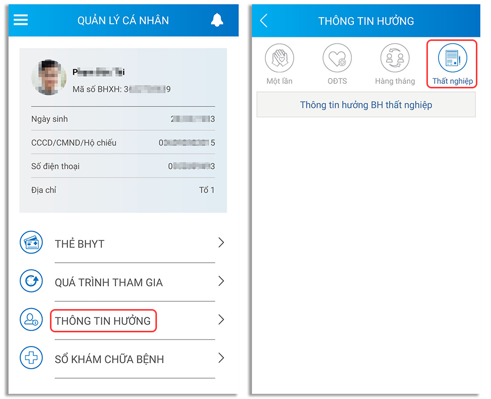 Cách tra cứu bảo hiểm xã hội, bảo hiểm thất nghiệp trên VssID- Ảnh 6. Cách tra cứu bảo hiểm xã hội, bảo hiểm thất nghiệp trên VssID- Ảnh 6.