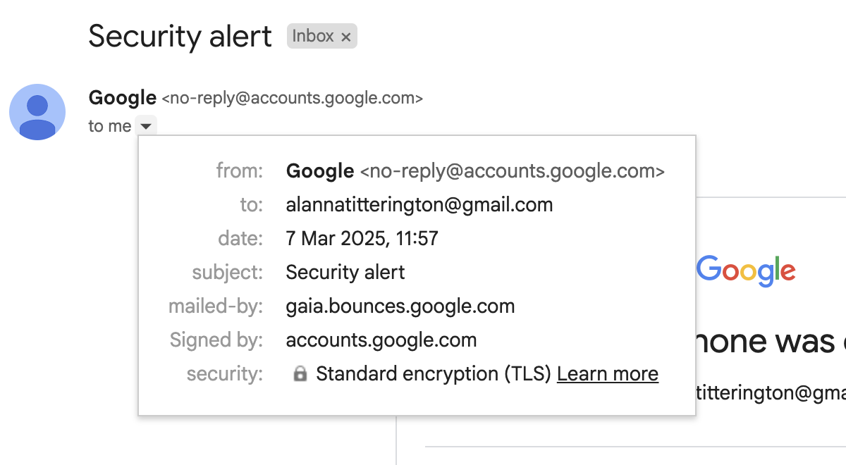 Đừng nhấp chuột nếu nhận được email này từ Google- Ảnh 1.