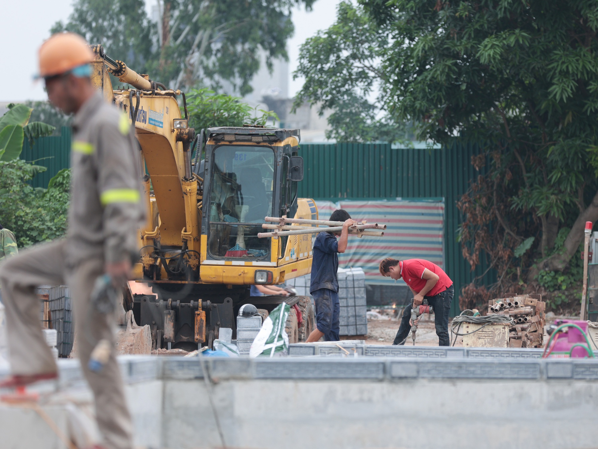 Hà Nội: Cảnh tượng lạ trên sông Tô Lịch khiến ai cũng phải ngoái nhìn- Ảnh 8.