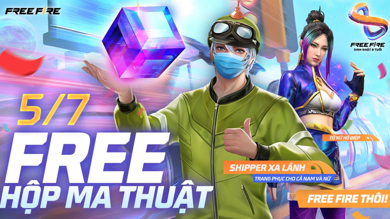 Sự kiện sinh nhật 8 năm của Free Fire có gì hot: Game thủ nhận mưa quà tặng, có thêm chế độ chơi mới- Ảnh 4.