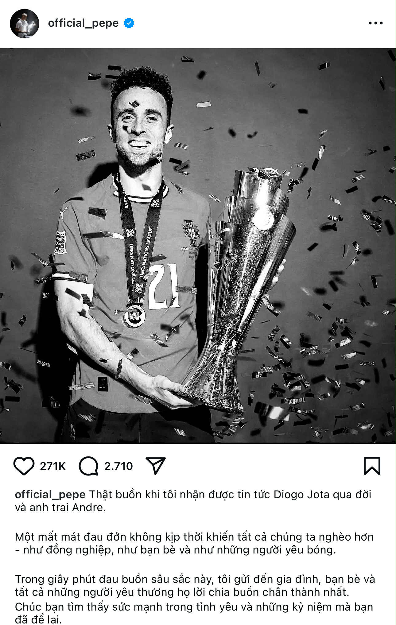Ronaldo đau buồn trước sự ra đi của Diogo Jota: Mới ngày nào chúng ta còn sát cánh cùng nhau…- Ảnh 2.