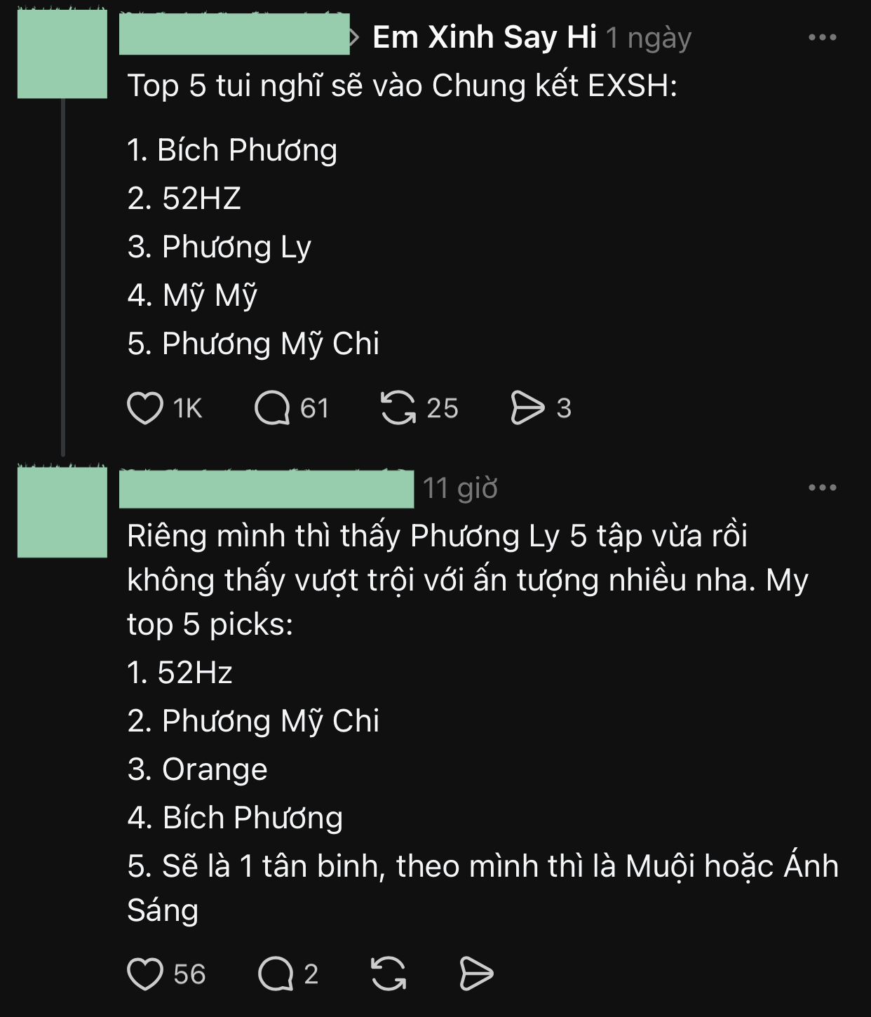 Tranh cãi danh sách top 5 chiến thắng Em Xinh Say Hi, 1 cái tên chờ mãi vẫn chưa thấy sáng- Ảnh 1.