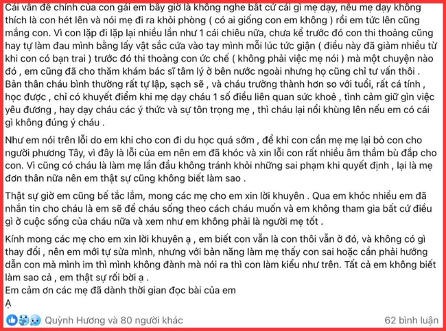 Bà mẹ TP.HCM bật khóc: "Tôi trượt mất thiên chức làm mẹ rồi" - Góc khuất dạy con ít ai ngờ của gia đình giàu có- Ảnh 1.