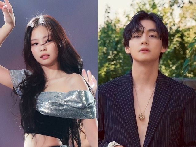 Cặp đôi hot nhất thế giới Jennie - V (BTS) 