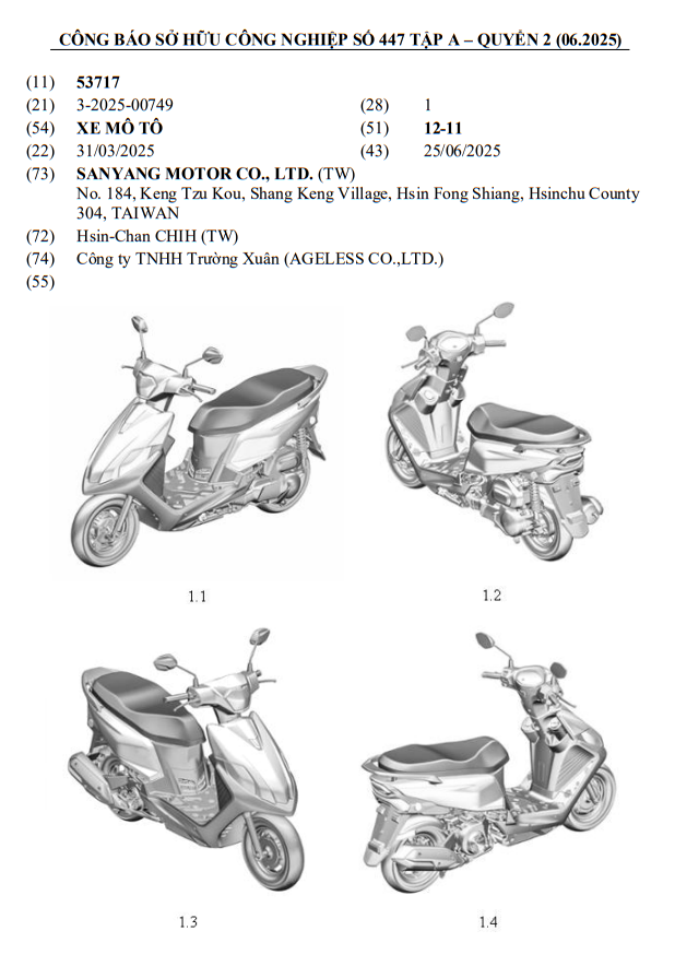 Xe ga 125cc thách thức Honda LEAD được đăng ký: Thiết kế hiện đại, ăn 1,6 lít/100 km tiết kiệm hơn Vision- Ảnh 2.