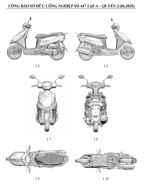 Xe ga 125cc thách thức Honda LEAD được đăng ký: Thiết kế hiện đại, ăn 1,6 lít/100 km tiết kiệm hơn Vision- Ảnh 3.