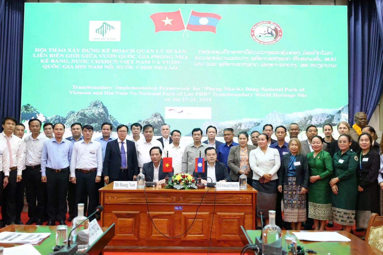 Bàn phương án hợp tác di sản Phong Nha - Kẻ Bàng và Hin Nam Nô- Ảnh 1.