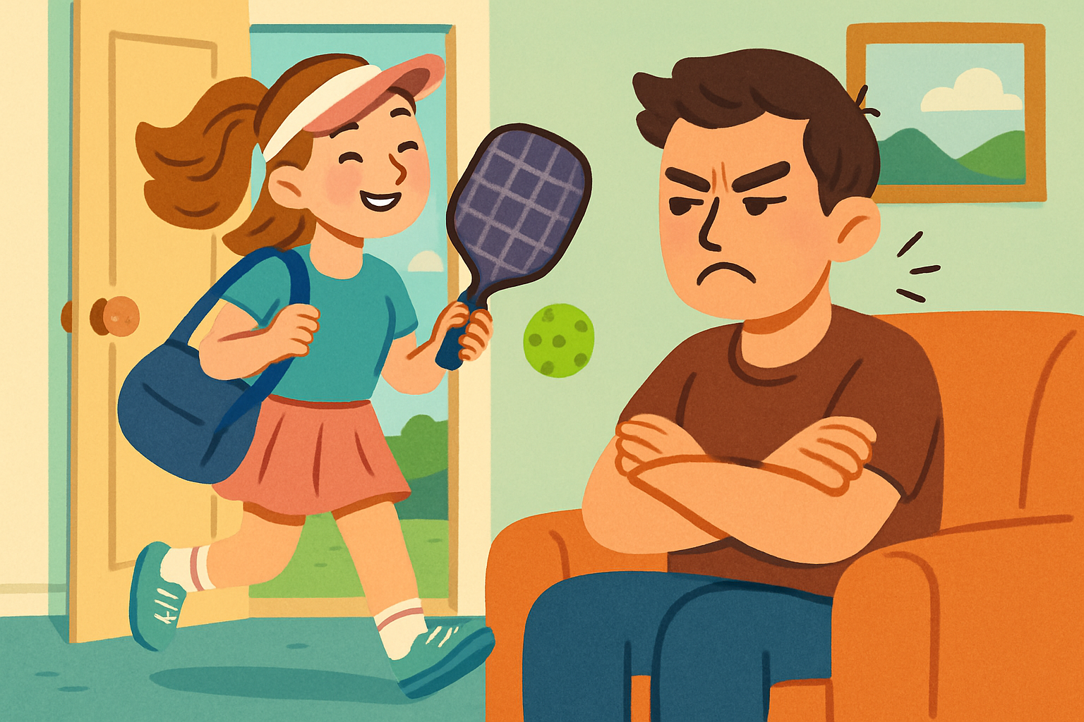 "Bộ lọc" những ông chồng EQ cao khi vợ bỏ việc nhà đi đánh pickleball: Ngược lại là cãi nhau ngay!- Ảnh 1.