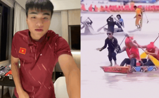 Công Phương ăn mừng bằng điệu nhảy viral thế giới của người Indonesia sau khi sút tung lưới Indonesia giúp U23 Việt Nam vô địch- Ảnh 1.