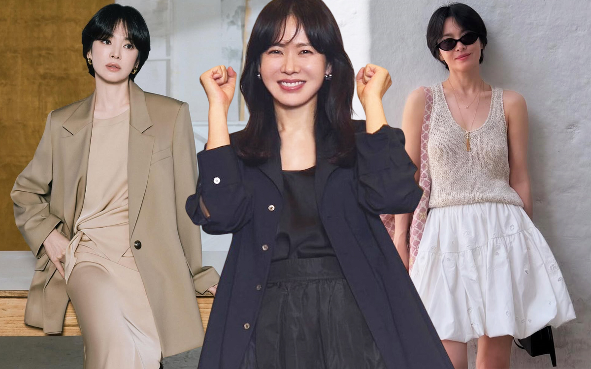 Son Ye Jin và Song Hye Kyo "hack tuổi" cực đỉnh khi cùng diện 1 kiểu chân váy- Ảnh 1.