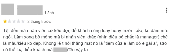 Tiệm nail của TikToker nổi tiếng bị 